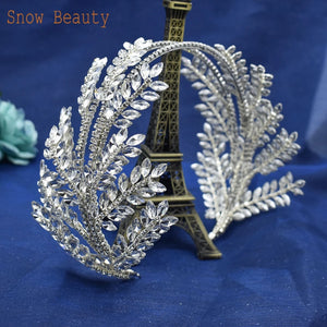 Crystal Queen Headdresses Wedding Tiara Headband
