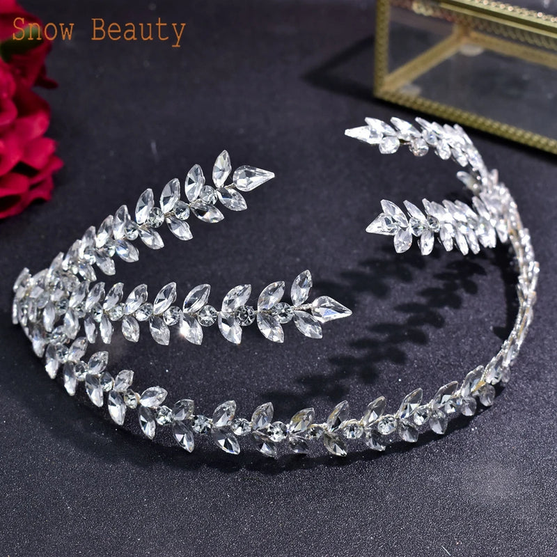 Wedding Hair Band Bridal Headdress for Loose Hair Piece