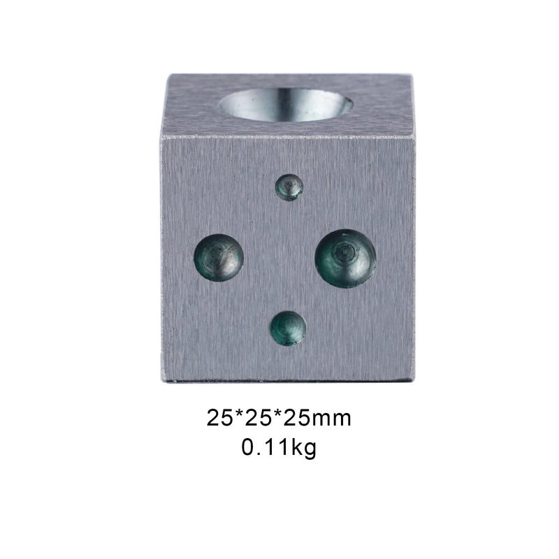 DZQ Steel Dapping Block Square Cube High-Grade Shaping Tool