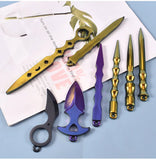 Dagger Defense Sword Crystal Pendant Keychain Silicone Mold