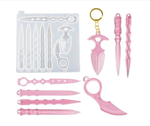Magic Wand Silicone Keychain Resin Tools