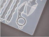 Magic Wand Silicone Keychain Resin Tools