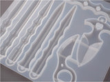 Magic Wand Silicone Keychain Resin Tools