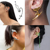 Dagger-Ear Cuff Cyberpunk-Ear Climber Earrings