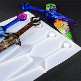 Dagger Shaped Resin Mold Epoxy Silicone Mold DIY Jewelry Molds