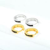 Daifuni 925 Sterling Silver Huggie Hoop Earrings Tiny Round Earrings