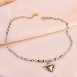 Daifuni 925 Silver Beach Anklet Bracelet Women Fox Pendant