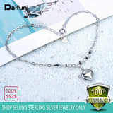 Daifuni 925 Silver Beach Anklet Bracelet Women Fox Pendant