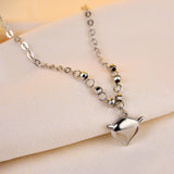 Daifuni 925 Silver Beach Anklet Bracelet Women Fox Pendant