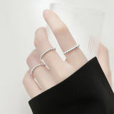 Daifuni 925 Silver Fidget Bead Ring - Anti Stress Anxiety Style Lady Gift