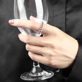 Daifuni 925 Silver Fidget Bead Ring - Anti Stress Anxiety Style Lady Gift