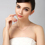 Daifuni 925 Sterling Silver Snake Chain Necklace 1MM
