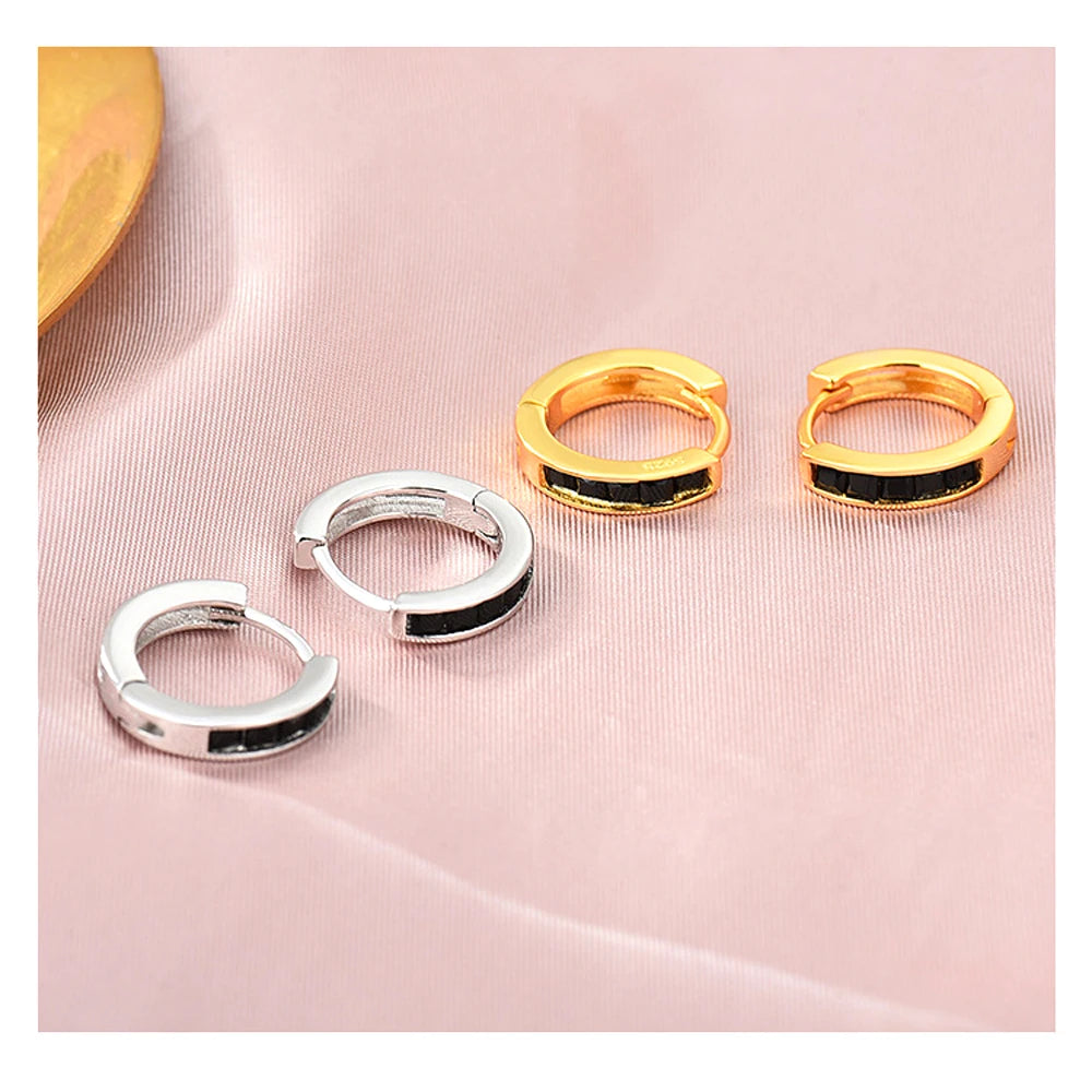 Daifuni 925 Silver Big U Oval Earrings Vintage Geometric Wild Jewelry Gift