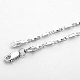 Daifuni S925 Sterling Silver 1.8mm Necklace Chain Lobster Clasp Gift