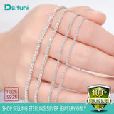 Women's 925 Sterling Silver Minimalist Twist Rope Necklace