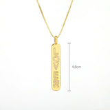 Love Pendant Necklace Women Lucky Zircon Copper Necklace