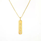 Love Pendant Necklace Women Lucky Zircon Copper Necklace