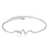 Cross-Lightning Girls Bracelets with Electrocardiogram Decoding
