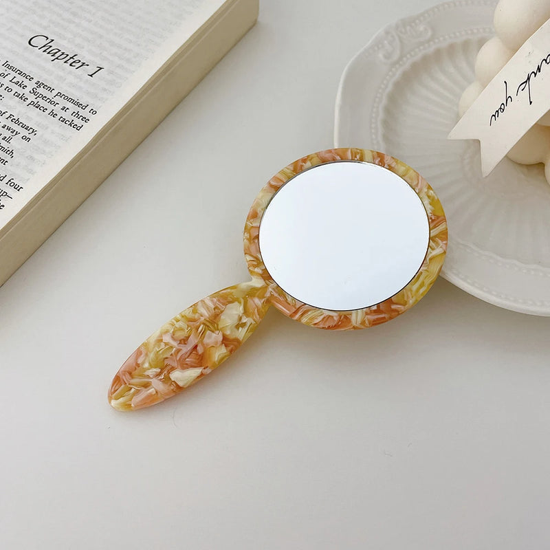 Portable Acetic Acid Makeup Mirror for Women