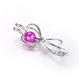 10PCS AA 6-8mm Rose Red Freshwater Pearls No Hole DIY Beads Jewelry Making