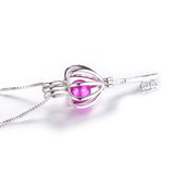 10PCS AA 6-8mm Rose Red Freshwater Pearls No Hole DIY Beads Jewelry Making