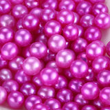 10PCS AA 6-8mm Rose Red Freshwater Pearls No Hole DIY Beads Jewelry Making