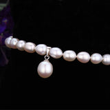Freshwater Pearl Bracelet Women's Fine Jewelry Adjustable Chain