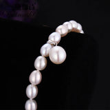 Freshwater Pearl Bracelet Women's Fine Jewelry Adjustable Chain