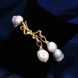 Baroque Freshwater Pearl Bracelets 12.5-13mm Women's Jewelry Wedding Accessories