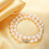 925 Sterling Silver Pearl Necklace, Freshwater Pearl, 45cm Length
