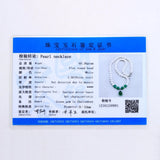Classic Green Agate & Natural Pearl Necklace