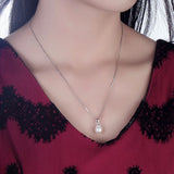 Freshwater Pearl Pendant 925 Sterling Silver Necklace High Jewelry Gift