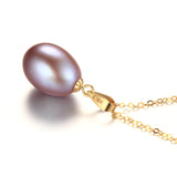 18K Jewelry Necklace&Pendant, Freshwater Pearl Women Pendant