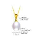 18K Jewelry Necklace&Pendant, Freshwater Pearl Women Pendant