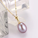 18K Jewelry Necklace&Pendant, Freshwater Pearl Women Pendant