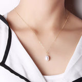 18K Jewelry Necklace&Pendant, Freshwater Pearl Women Pendant