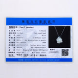 Shell Shape Freshwater Pearl Pendant Necklace 925 Sterling Silver Pink Purple