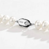 Freshwater Pearl Necklace Sterling Silver Jewelry Women Birthday Gift