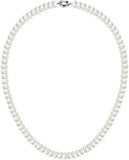 Freshwater Pearl Necklace Sterling Silver Jewelry Women Birthday Gift
