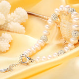 Freshwater Pearl Bracelets for Women in White/Pink/Purple/Mixed Colors