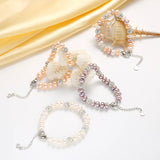 Freshwater Pearl Bracelets for Women in White/Pink/Purple/Mixed Colors
