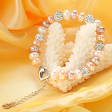 Freshwater Pearl Bracelets for Women in White/Pink/Purple/Mixed Colors