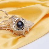 10-10.5mm Pearl Sterling Silver Slide Pendant for Bridal Women