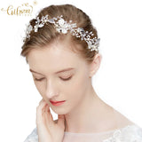 Beaded Hand Wired Wedding Wreath Headband Tiara
