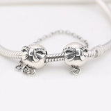925 Sterling Silver Safety Chain Charm for Bracelets