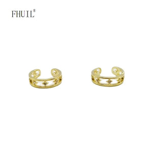 Clip Earring Micro Inlaid Zircon Shinning Jewelry