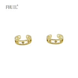 Clip Earring Micro Inlaid Zircon Shinning Jewelry