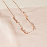 Personalized Family Name Necklace for Grandmother Gift