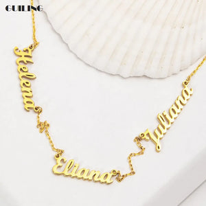 Personalized Family Name Necklace for Grandmother Gift