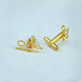 Personalized Name Cufflinks Stainless Steel Men Jewelry Wedding Suit Gift